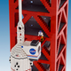 Illustration for article titled Man builds 19-foot-tall model of Apollo 11 out of 120,000 LEGO bricks